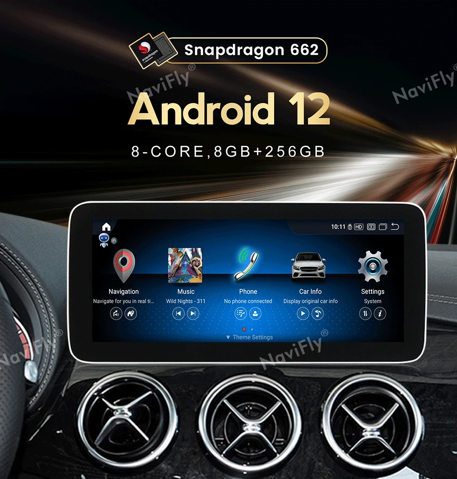 7 Pulgadas Pantalla Táctil Portátil Inalámbrico CarPlay Coche DVR Android  Auto Multimedia Bluetooth Navegación HD1080 Estéreo Linux De 72,08 €
