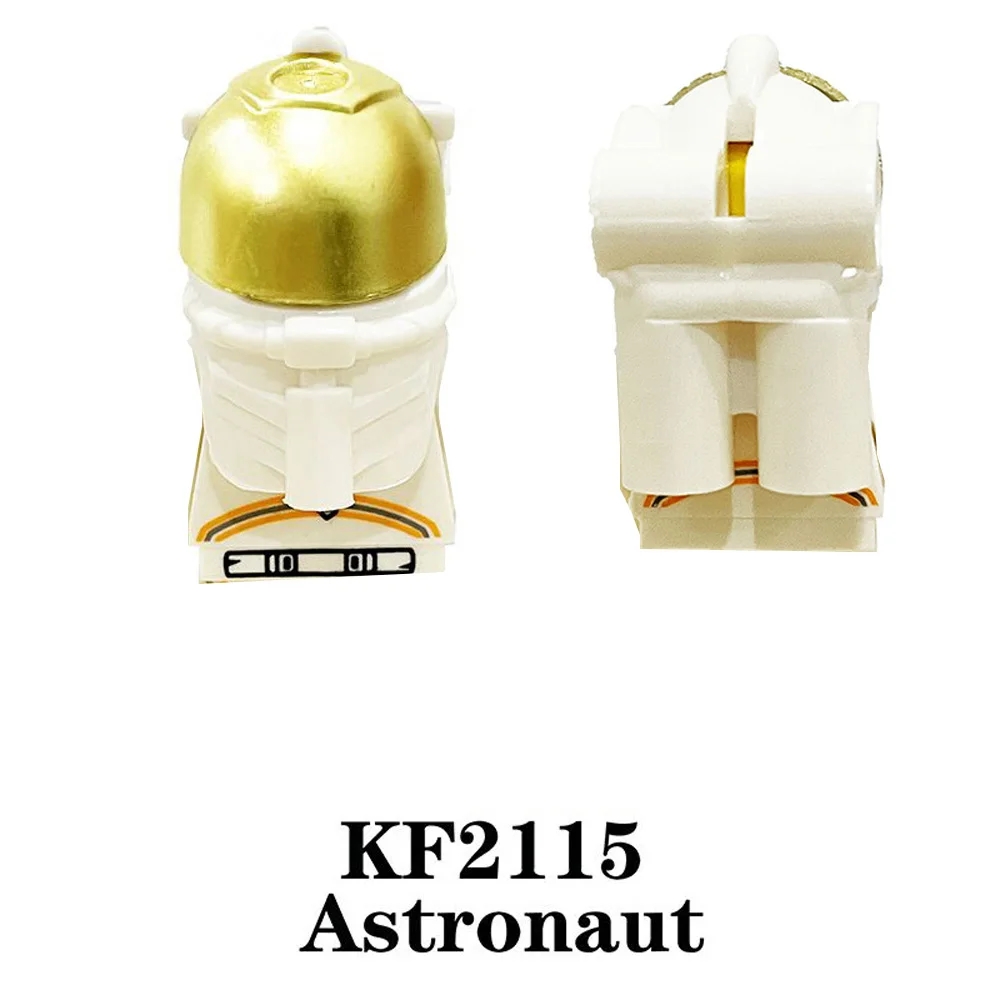 Space Wars Movie Building Block Doll Original Astronaut Mini Action Figures Desktop Decorative Ornaments Holiday Collection Gift