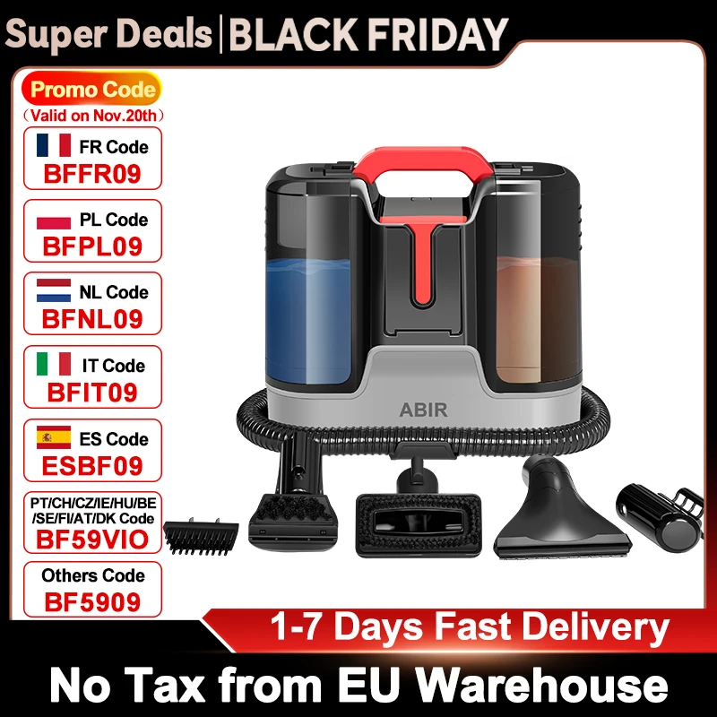 Myjka ABIR G80 Ręczny Odkurzacz do Dywanów 15Kpa z EU za $67.63 / ~253zł