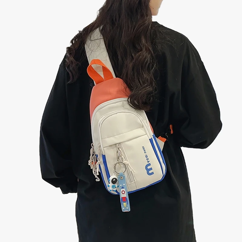 Chest Bag Women's Sports Style Design Niche Men's Trendy Brand Waterproof Outdoor Fashion Shoulder Crossbody Bag