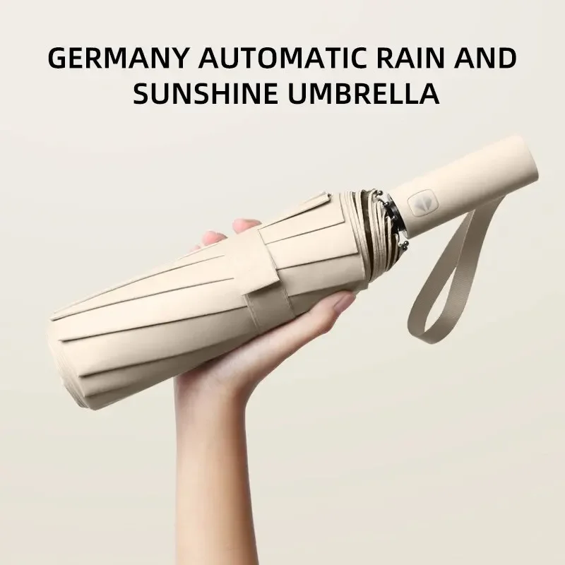 플라워 엘크 3 단 접이식 우산 트렌드, 작은 신선한 예술 실버 접착제 코팅, 선스크린 햇빛가리개 우산, 남녀공용