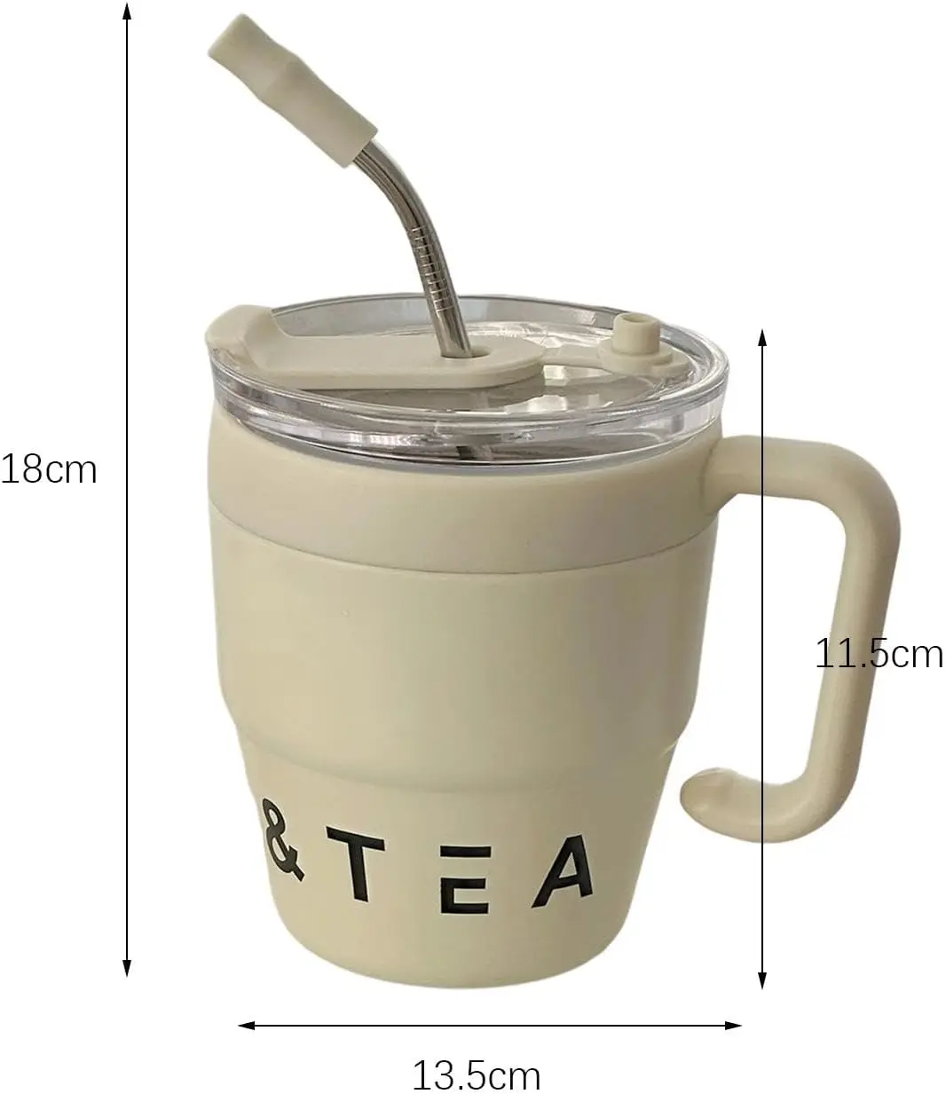 1pc Multifunctional Simple Style Mug, Can Keep Hot Or Cold