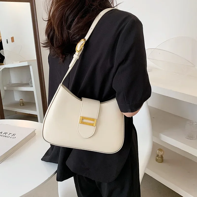 2023 Fashion Trend New Women's Bags Niche Exquisite Handbags Fashion Versatile Hot Girl Shoulder Bags High-Quality Underarm Bags