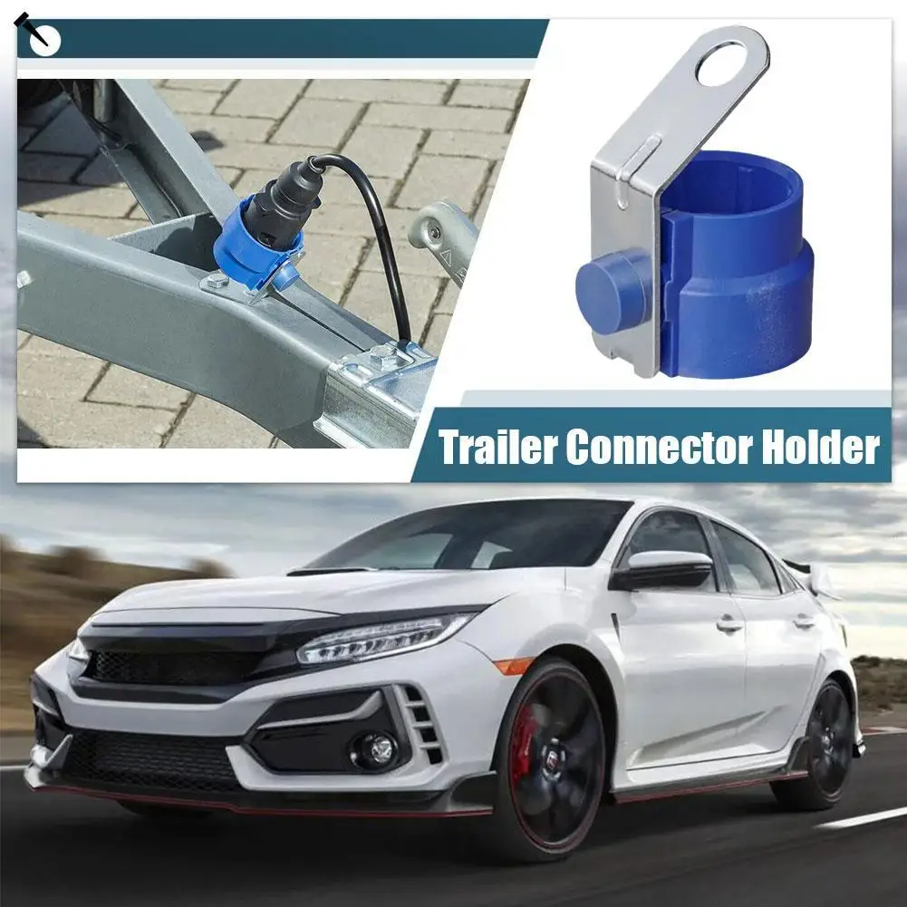 Trailer Plug Holder 7 pin /13 pin Trailer Connector Trailer Parts Mounting On Trailer Drawbar Parking Cover Accessories 1pc car foot brake pedal cover for 300 dodge1 challenger charger pad accessories parking pedal replacements