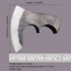 BA-KOR handmade Viking outdoor multi-purpose axe head, jungle logging axe, outdoor chopping axe head 6