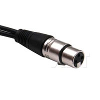 50cm XLR Female Double Male Audio Line XLR CANNON Female Two Male 3 PIN Audio Cable XLR Y-Split Male 3P Cannon Spliter Converter - Image 4