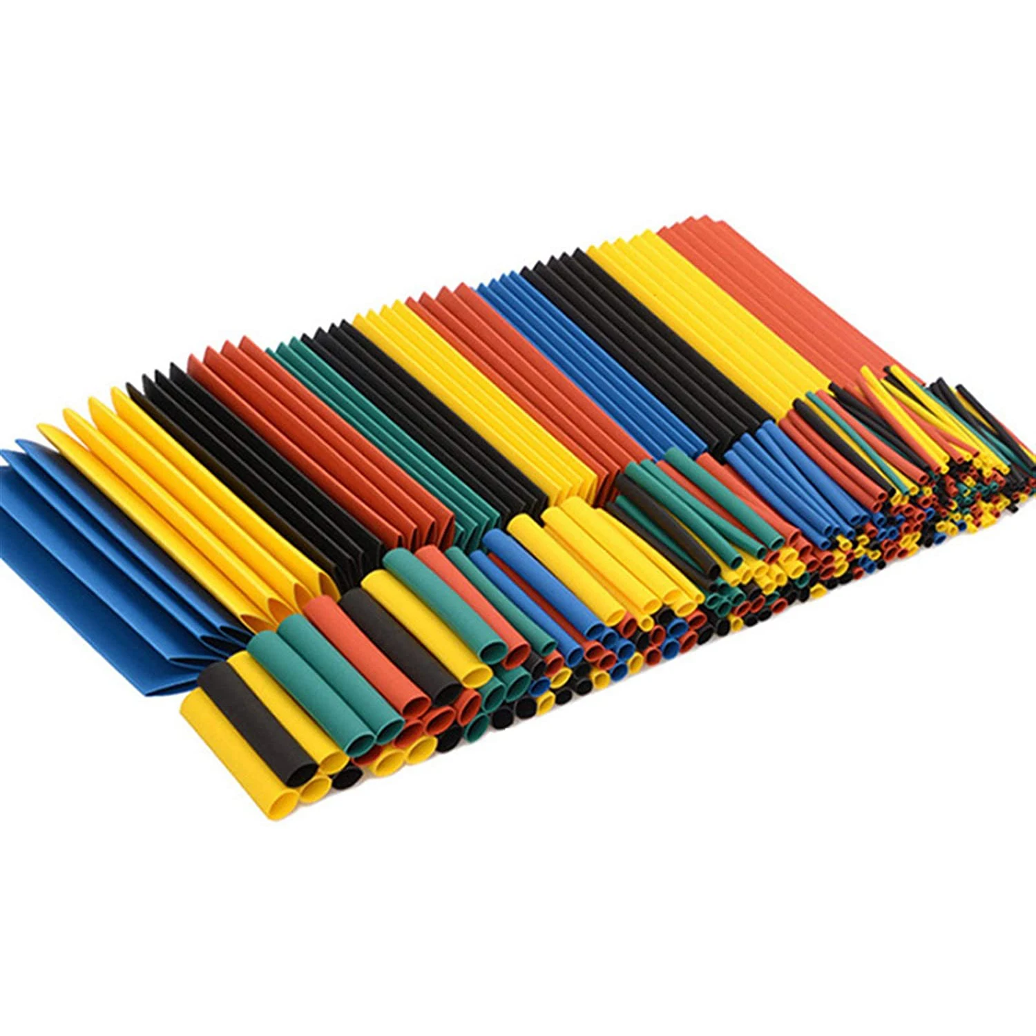 

530pcs/Set Polyolefin Shrinking Assorted Heat Shrink Tube Wire Cable Insulated Sleeving Tubing Set 2:1 Waterproof Pipe Sleeve