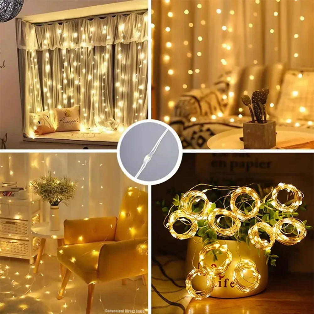 Description Picture 3 of itemNew arrival Intelligent Bluetooth RGB Phantom Curtain Light Decorative Light String DIY Festival Atmosphere Light