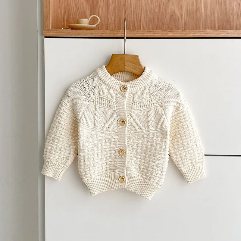 Autumn Baby Knitted Cardigan Sweater for Girls