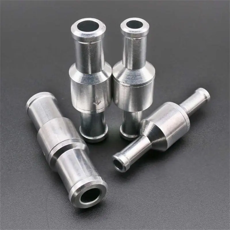 car One-Way Fuel Check Valve Aluminum Alloy 4/6/8/10/12mm High-Temperature Resistant Oil Circuit Water Pumps Check Valve 1pc check valve
