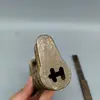 Exquisite Old Chinese Brass Copper Handmade Old Fashioned Lock Key Statue 5
