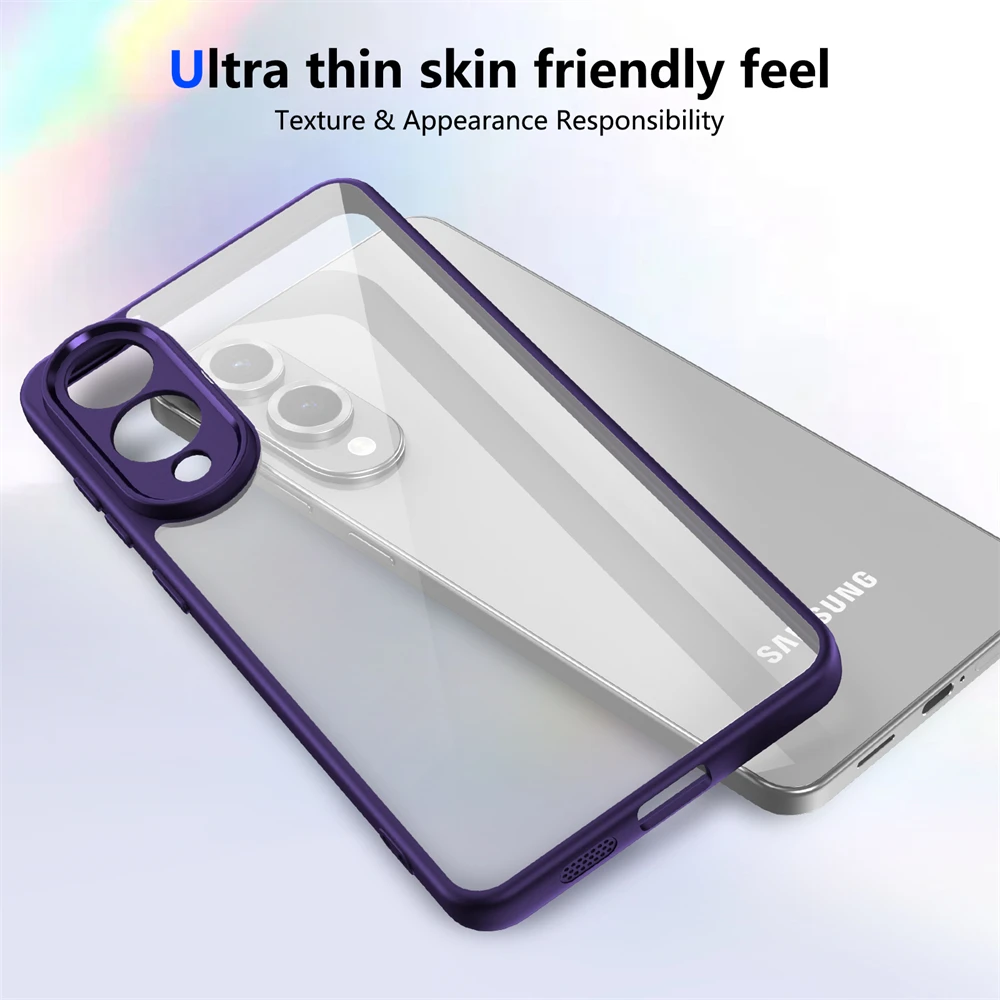 Enhanced Durable Shield: Shockproof Clear Matte Phone Case Cover