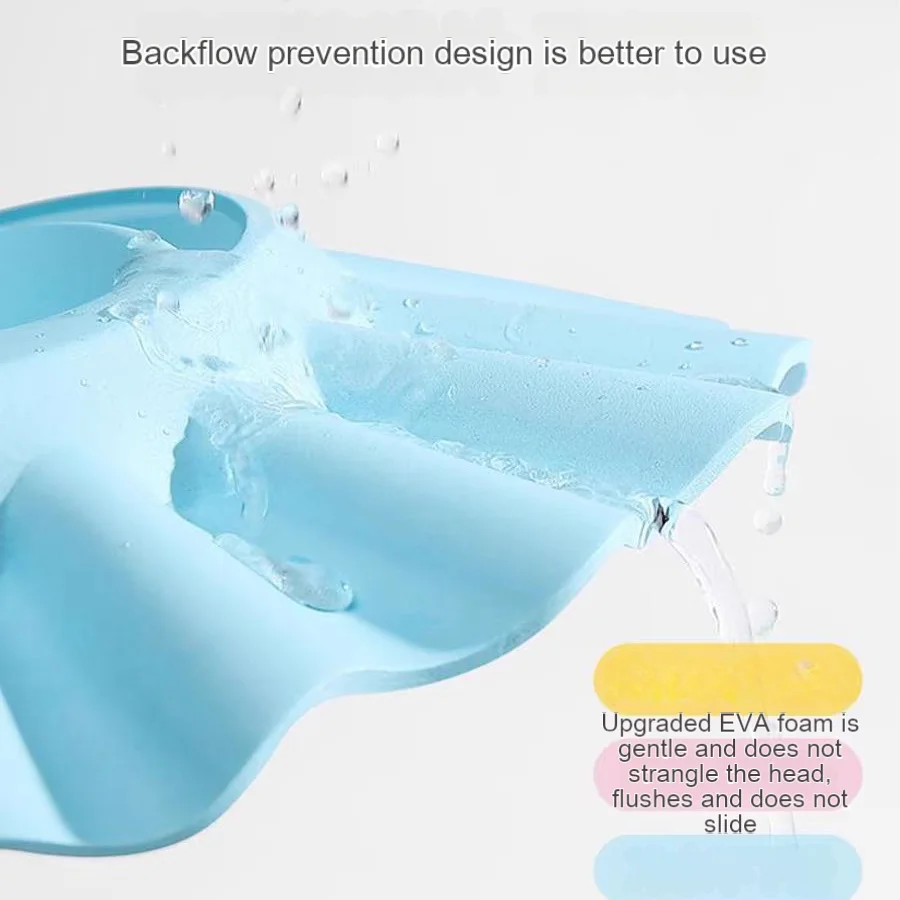 Soft PVC Shower Cap Makes Hair Washing Fun Adjustable Size Adds Ear Protection Function hair wash hat shampoo shower cap