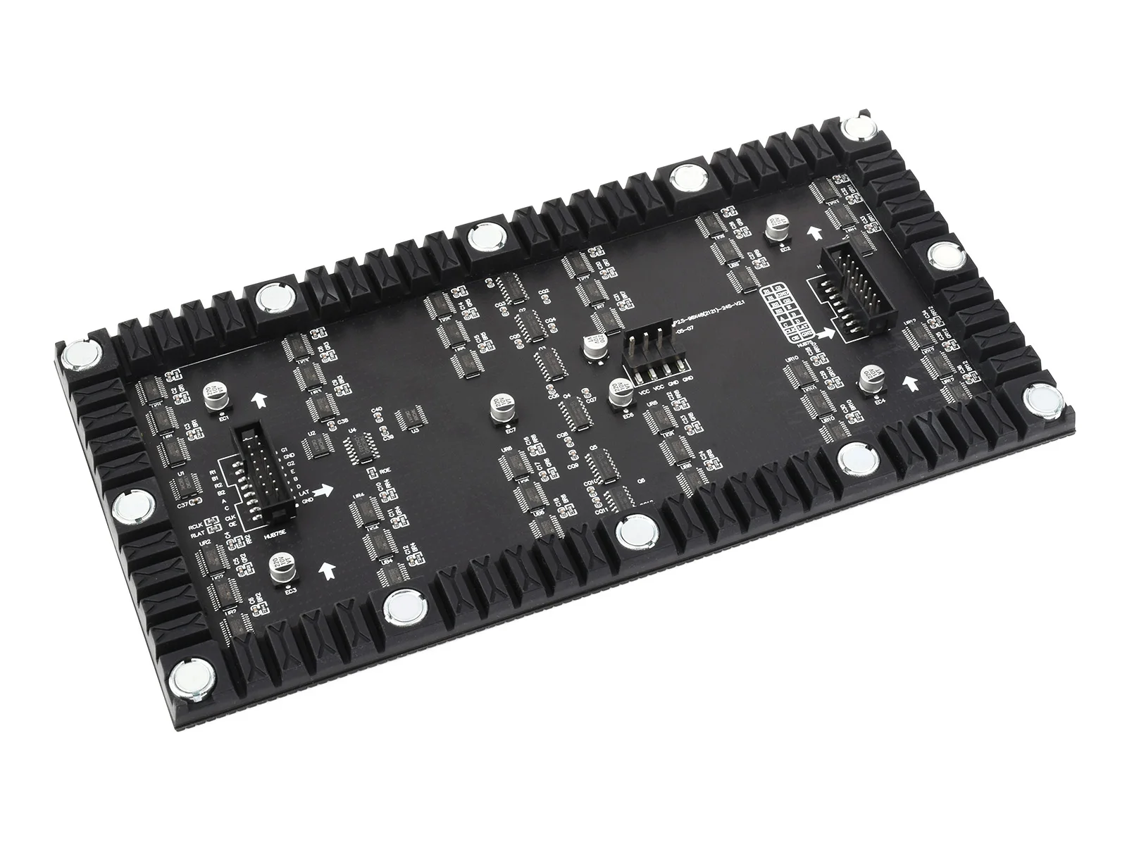 Flexível Rgb Full-color Led Matrix Painel Brilho Ajustável Pcb Dobrável 96x48 Pixels 25 Milímetros Pitch - Imagem 5