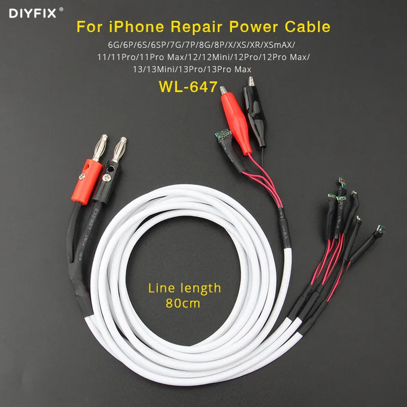 

WL-647 Repair Special Power Cable For iPhone 6-13 Pro Max Mobile Phone Fault Test Line