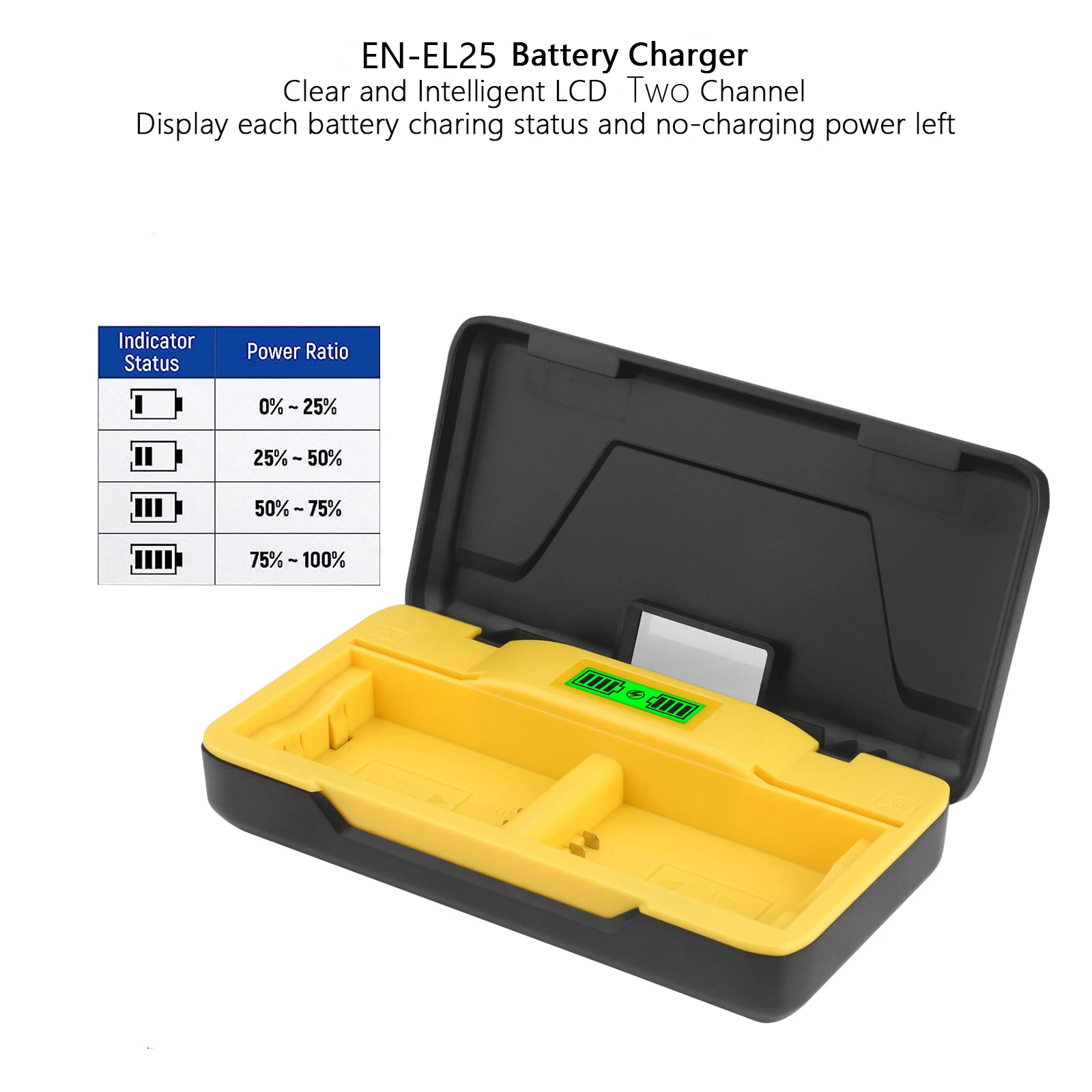 Probty EN-EL25 EN EL25A バッテリー充電器 20 ワット高速充電
