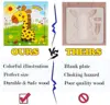 9/16 Jigsaw Puzzles for Kids Ages 2 3 4 5 Toddler Wooden Puzzle Preschool Educational Toys Set Animals Puzzle for Boys and Girls 5