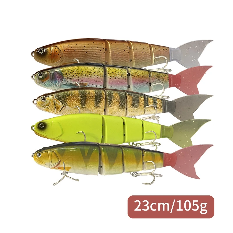 105g Madness Balam Fishing Lure Jointed Giant Big Bait Swimbait Hard Fishing Lure Bass Catfish Bait leurre peche balam leurre