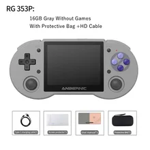  Anbernic RG353P Handheld Game Console 3.5 inch Dual OS Androrid Linux RK3566 With BT Wifi HD TV Out Retro Video Games Player Box 