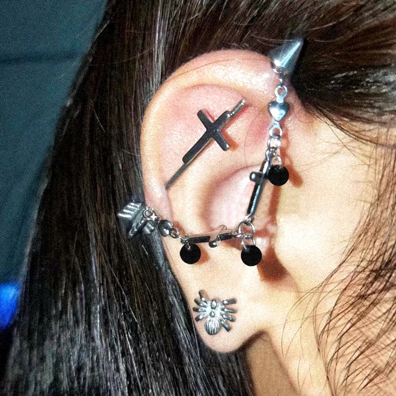 Stainless Steel Industrial Piercing Earrings Helix Pierc Cartilage 16g