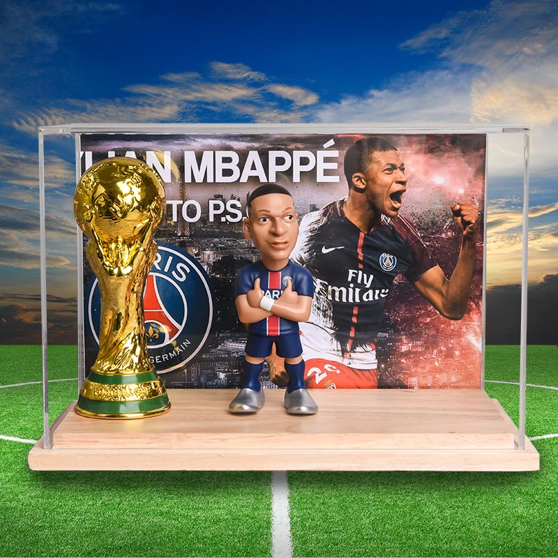 Figurinhas colecionáveis do clube gigante internacional, série da estrela  do futebol, Messi, Neymar, Fati, Suarez, Mbappe, Figuras - AliExpress