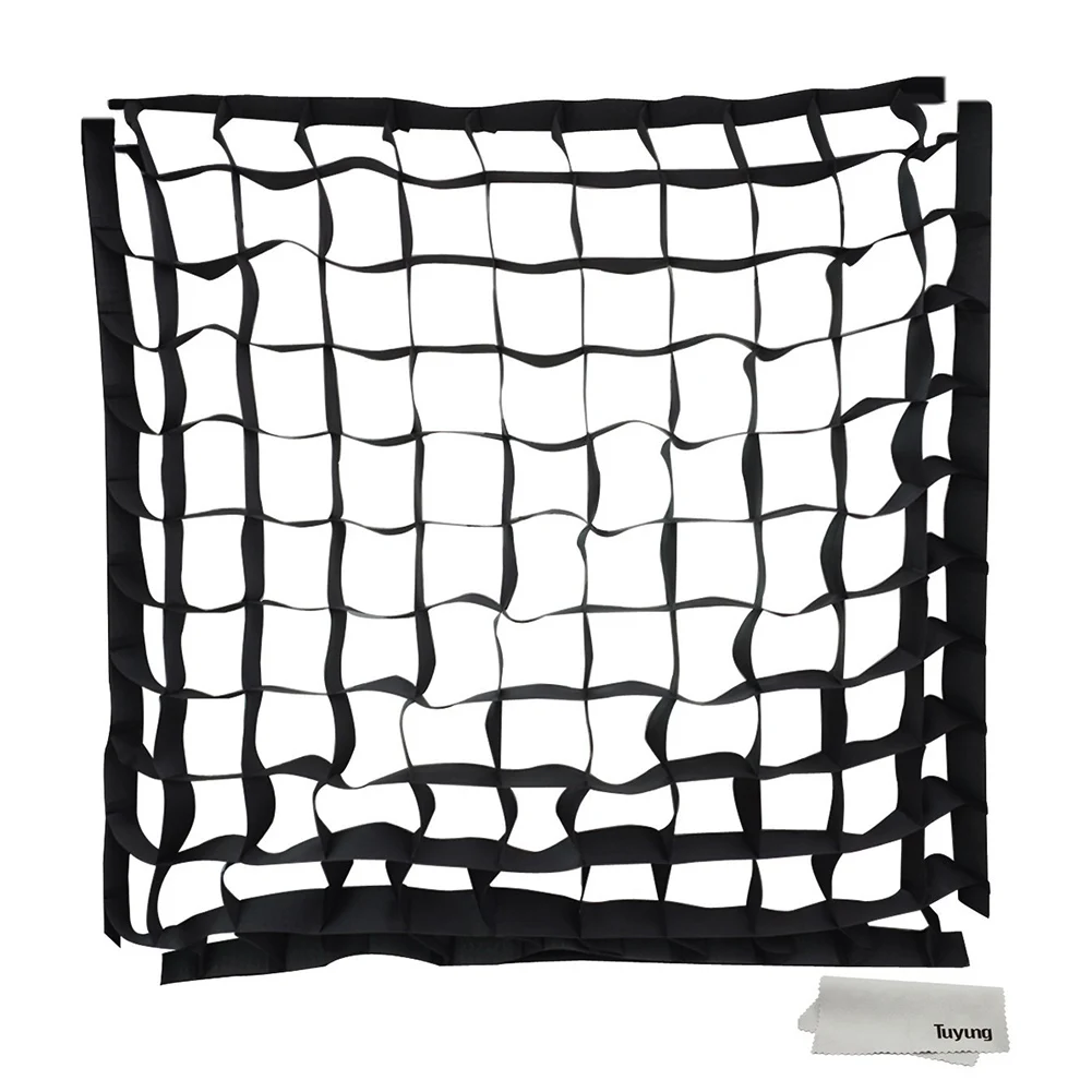 스튜디오 스트로브 플래시 라이트용 60 X 60cm 정사각형 허니콤 그리드 사진 촬영 메쉬