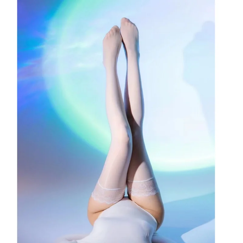 Women Sexy Stocking Horse Oil Tight Lace Long Stockings Ultra-thin Aurora Horse Oil High Elastic Shiny Anti-hook Tights Socks fishnet stockings,sheer stockings,sheer thigh high stockings