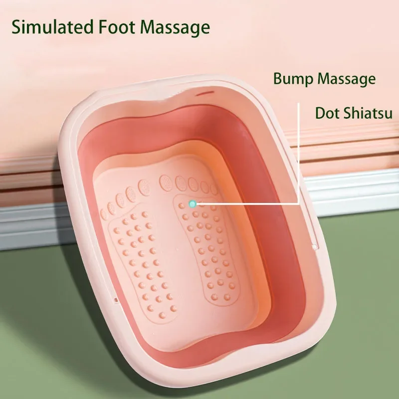 Foldable Footbath Massage Bucket foldable foot bath