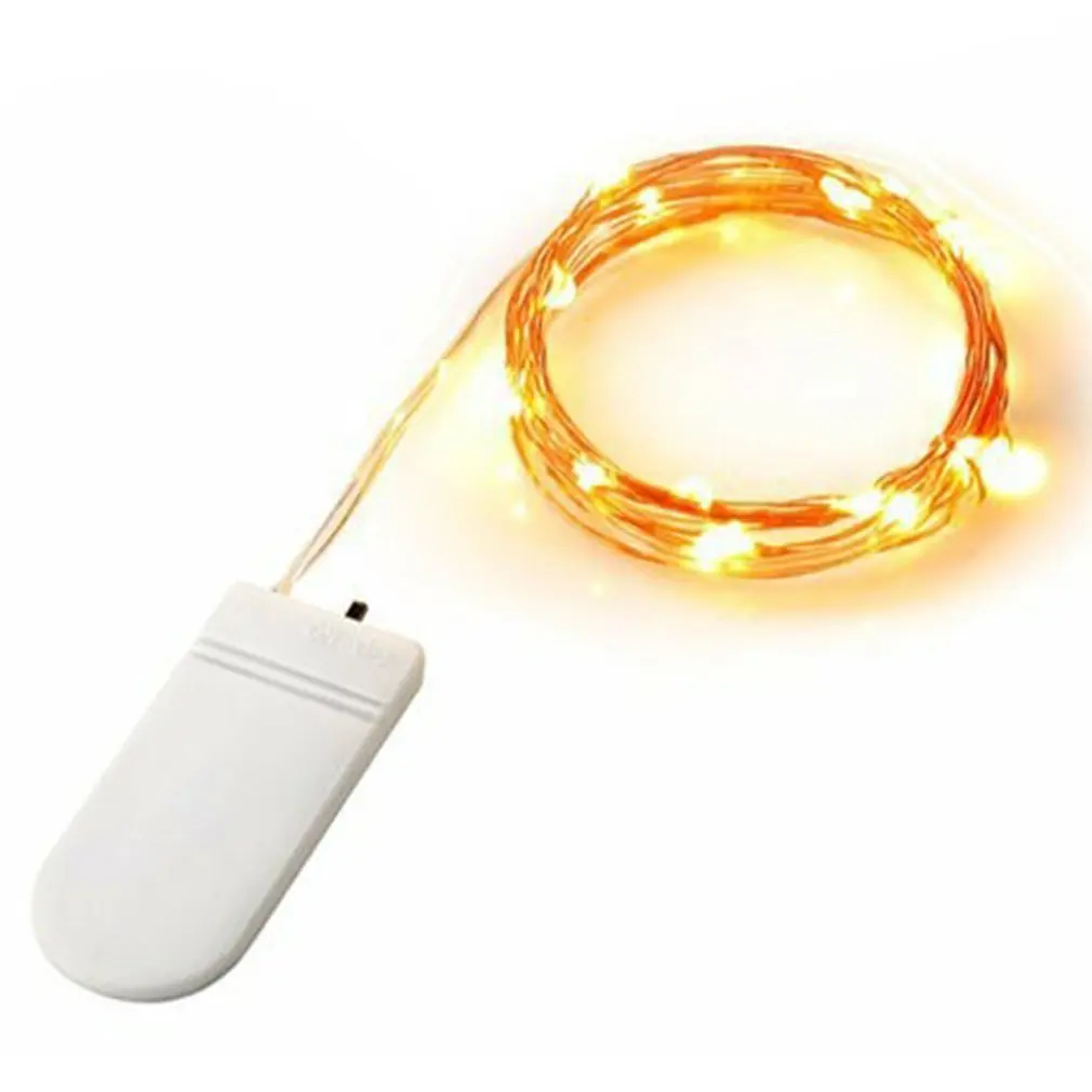 

2m Copper Wire LED String Light Warm Light Holiday Lighting Fairy Garland For Christmas Tree Wedding Party Decoration Lamp