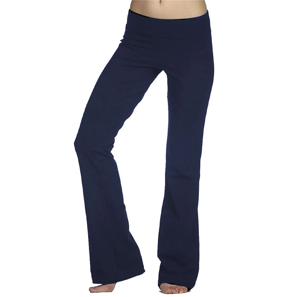  DEAR SPARKLE Fold Over Yoga Stretch Pants for Women