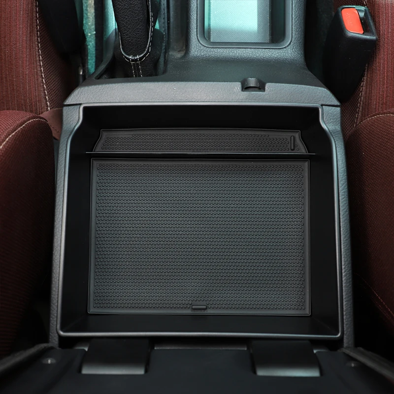 

1 PCS Car Center Armrest Storage Box Case ABS Car Styling for Toyota Hilux 2015-21 Stowing Tray Container Organizer Accessories