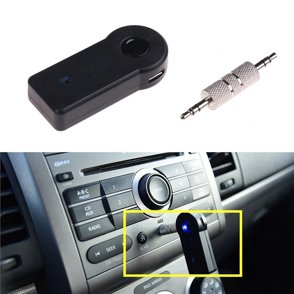 Wireless Bluetooth Receiver Adapter Handsfree 3.5mm Jack AUX Audio Music for Car Speaker A2DP Headphone Reciever Car Kit
