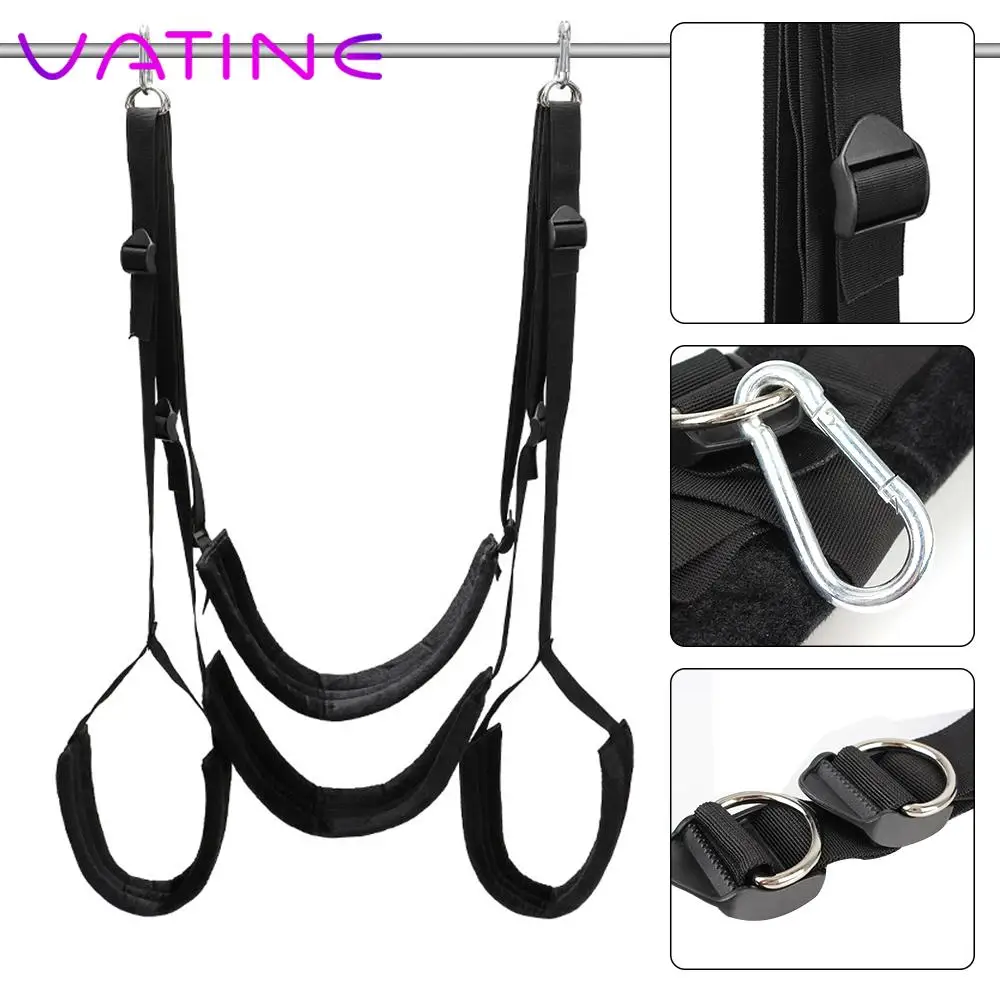 Adult Games Erotic Ankle Wrist Suspension Fetish Restraints Sex Toys for Couples Sex furniture SM Bondage Belt