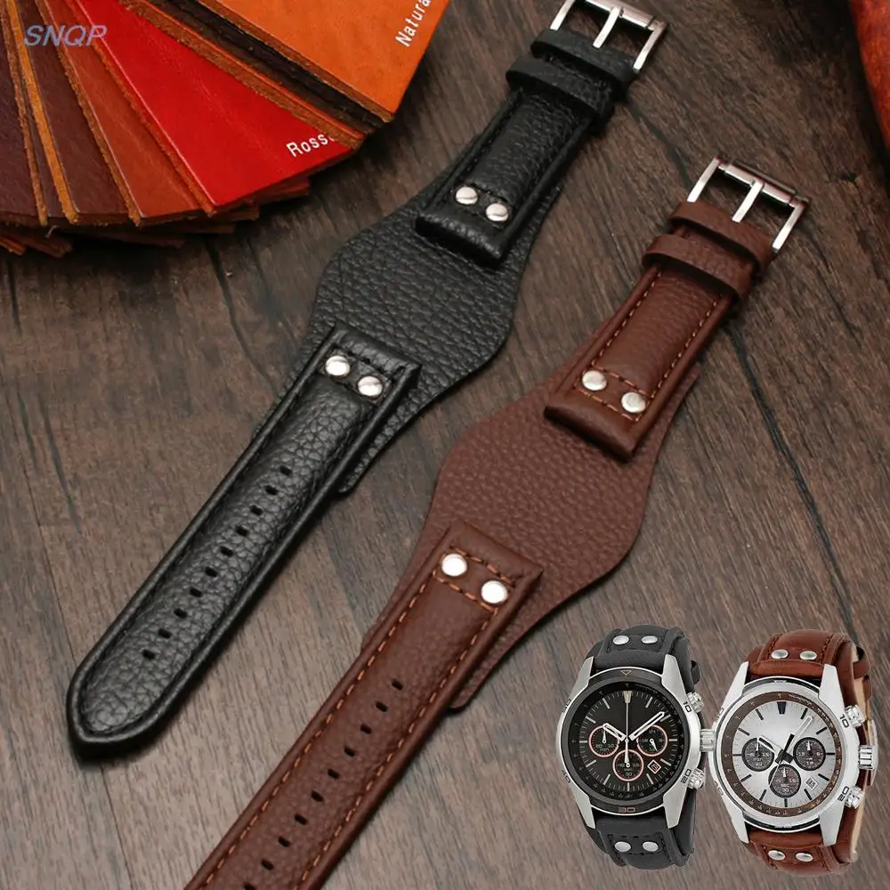 

Ремешок из натуральной кожи для Fossil CH2564 CH2565 CH2891 CH3051 FS4813 ME3102 AM4535/AM4486 AM4532