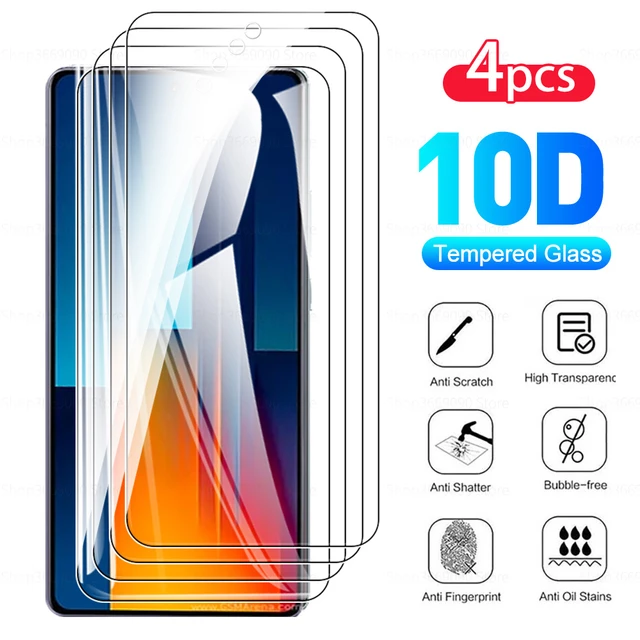 2/4Pcs Screen Protector Glass For Xiaomi Poco M6 Pro Tempered Glass Film -  AliExpress