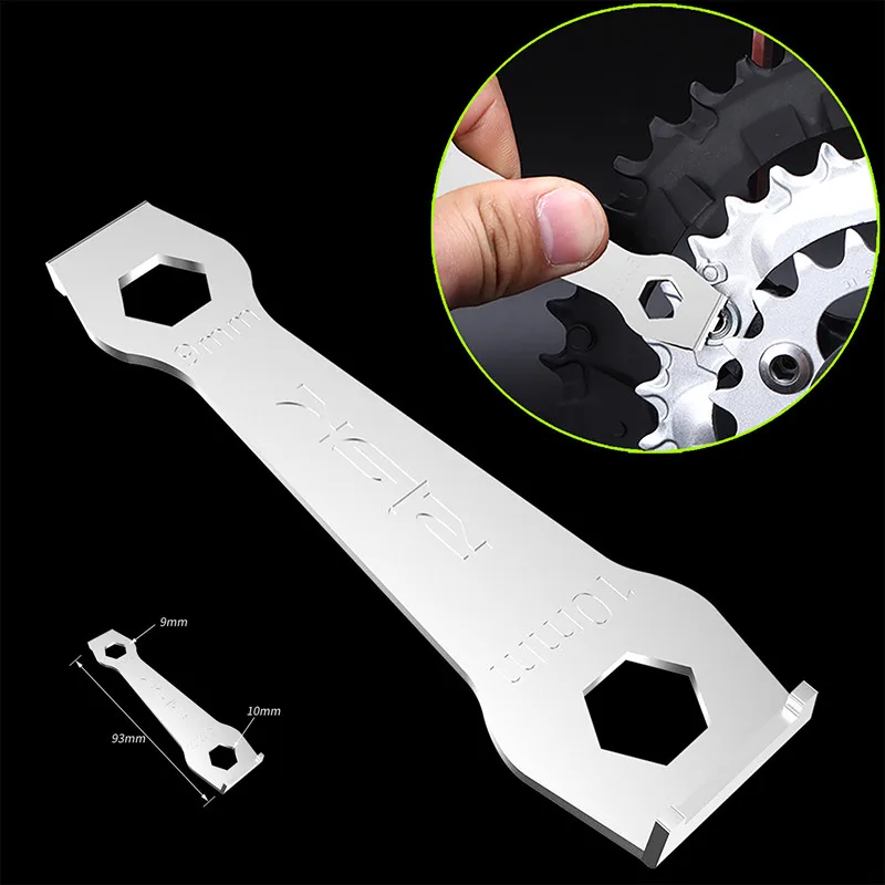 

1 шт. Компактная и легкая конструкция велосипедная звезда кривошипная система болт гайка винтовой ключ модель 9 мм/10 мм инструмент для снятия MTB дорожного велосипеда