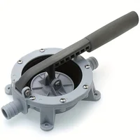 ปั๊มน้ำท้องเรือแบบแมนนวล 720 แกลลอนต่อชั่วโมง เครื่องมือถ่ายน้ำ ปั๊มไดอะแฟรมแบบดูดเองสำหรับเรือเดินทะเล 6