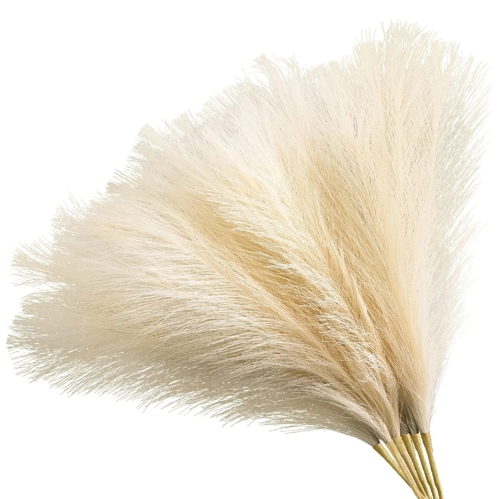 5/10/20PCS 55cm Artificial Pampas Grass Faux Pompous Grass Vase Filler