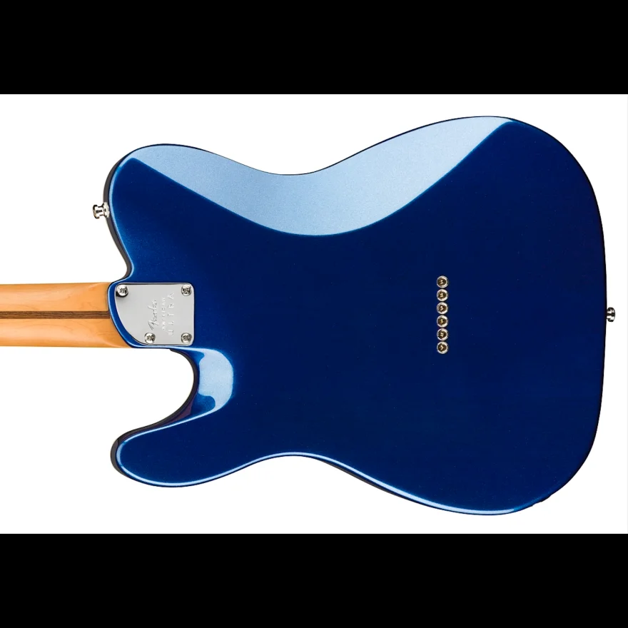 Electric Guitar Dark Blue Ultra Tele Electric Guitar Solid Mahogany Body Maple Fretboard