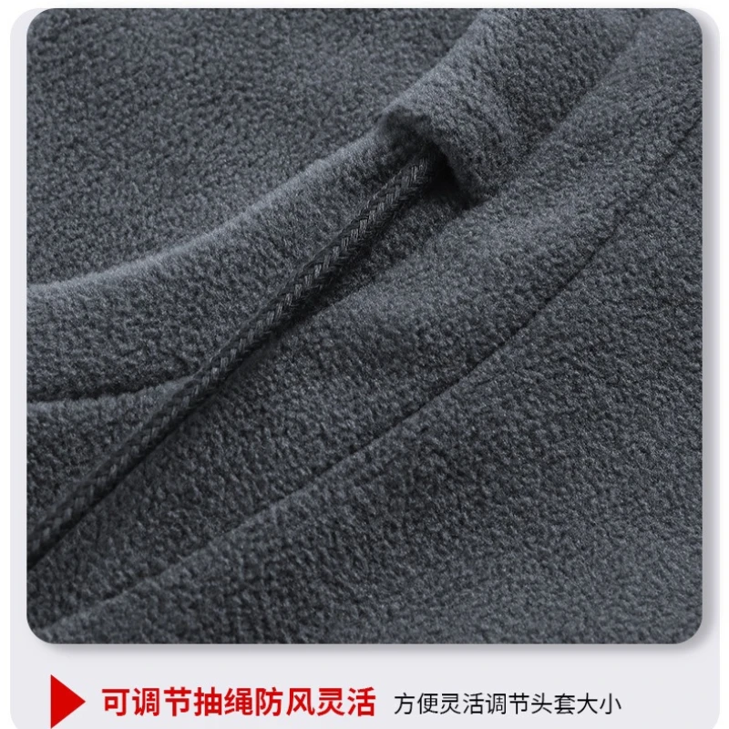 K5 따뜻한 플리스 두꺼운 방한 사이클링 캡, 남녀 가을 겨울 방풍 발라클라바 후드 스카프 마스크 일체형