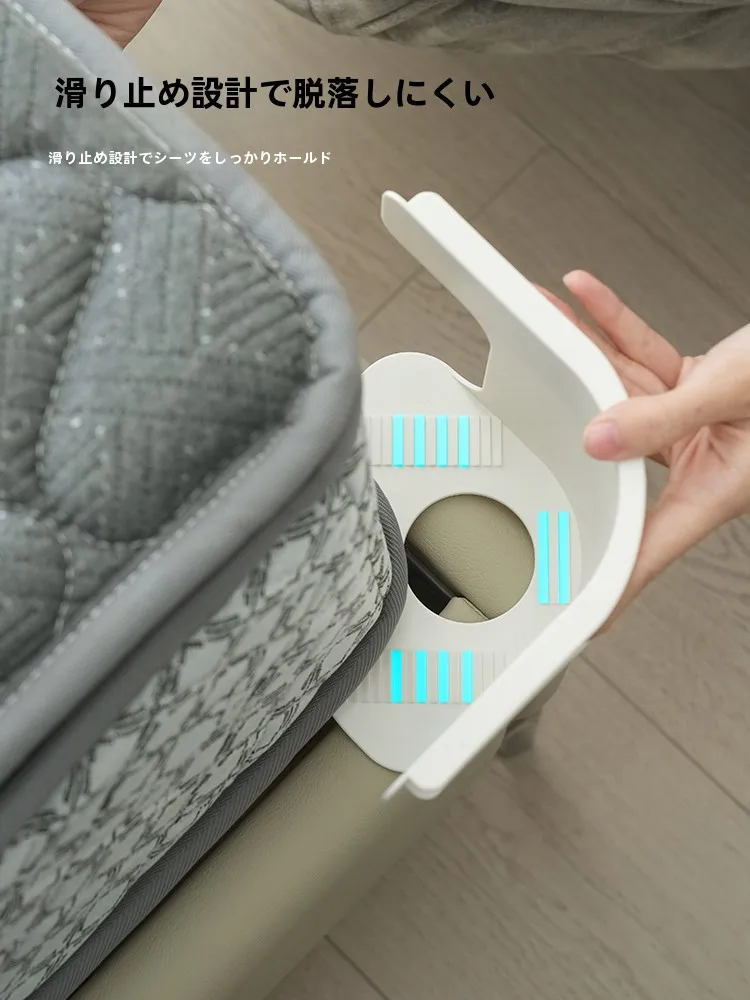 무봉제 침대 시트 고정기 플라스틱 침대 시트 고정기 무봉제 사각형 고정기 시크릿 고정기 침대 시트 고정기