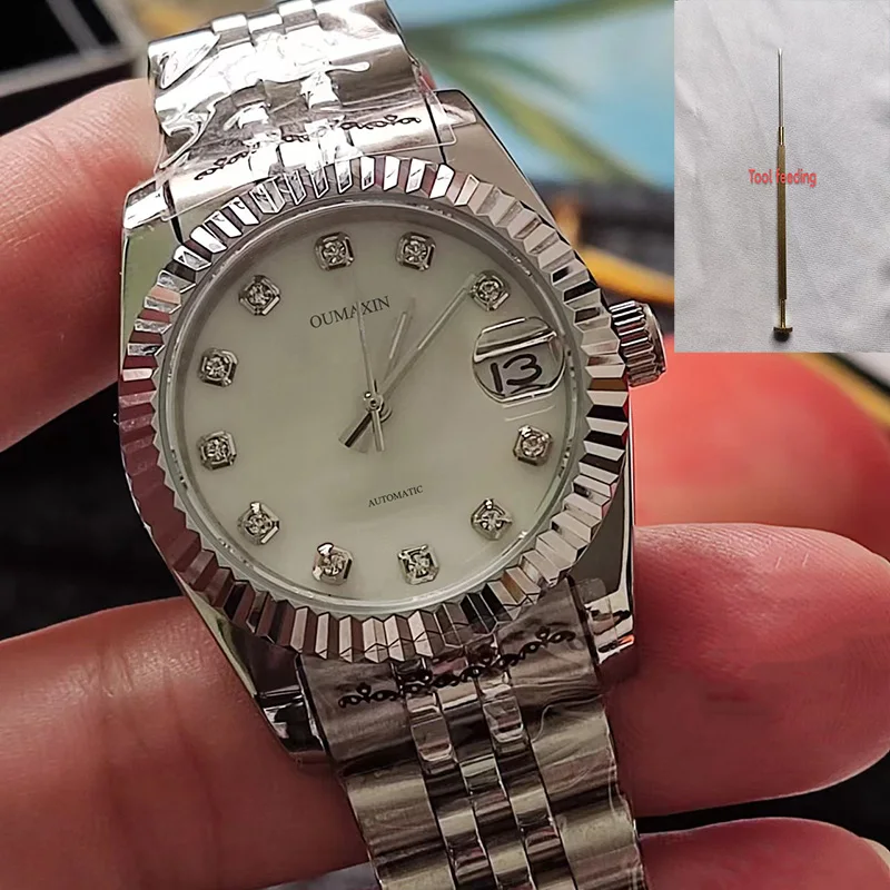 Часы наручные женские Автоматические механические, из нержавеющей стали  316, 31 мм | АлиЭкспресс