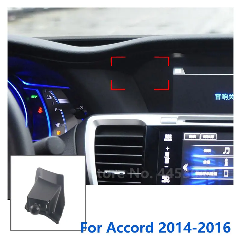 17mm Special Mounts Car Phone Holder GPS Supporting Fixed Bracket Air Outlet Base Accessories For Honda Accord 2008 -