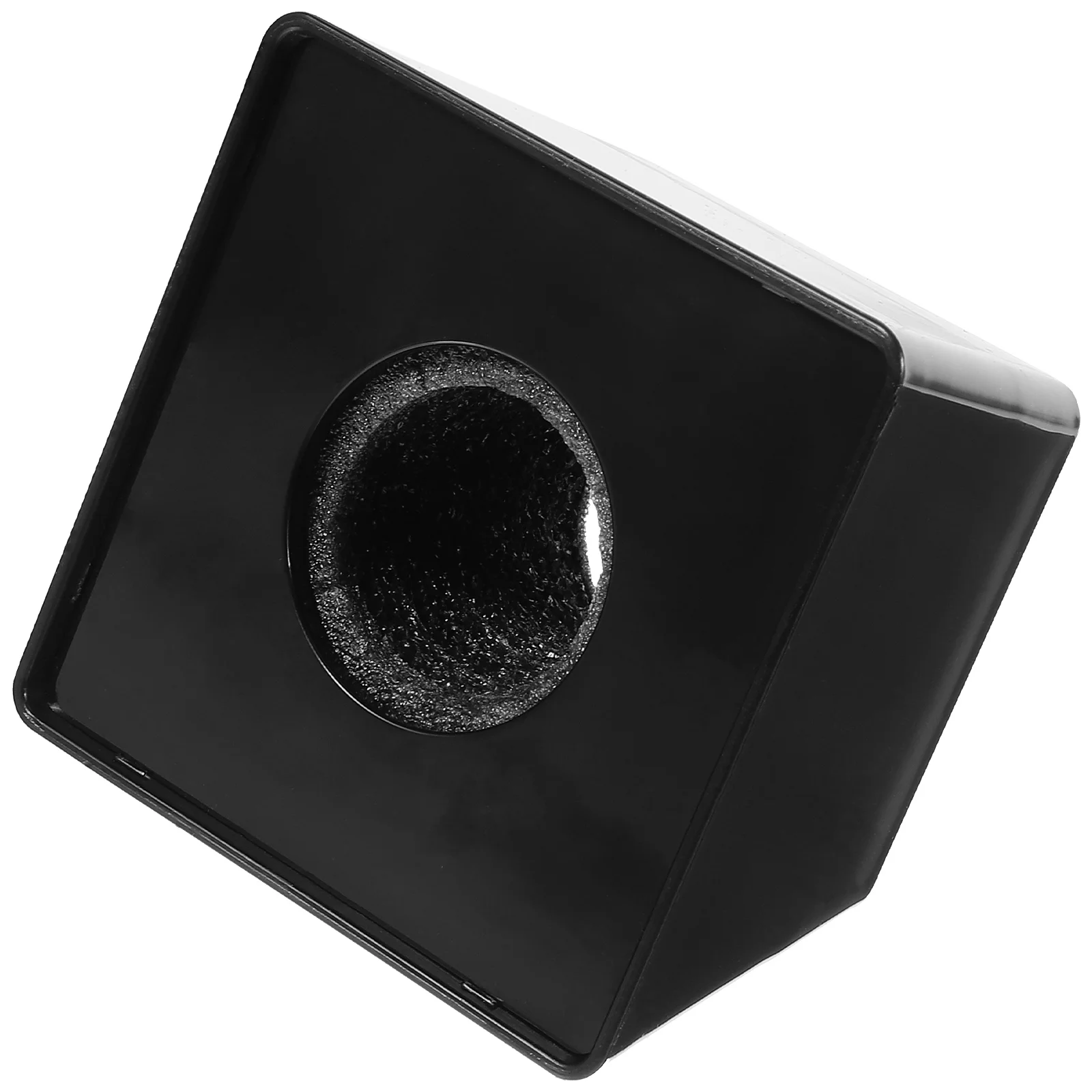 

Microphone Logo Interview Flag Station Prop Wireless Microphones Props Holder Foam Mini Cube