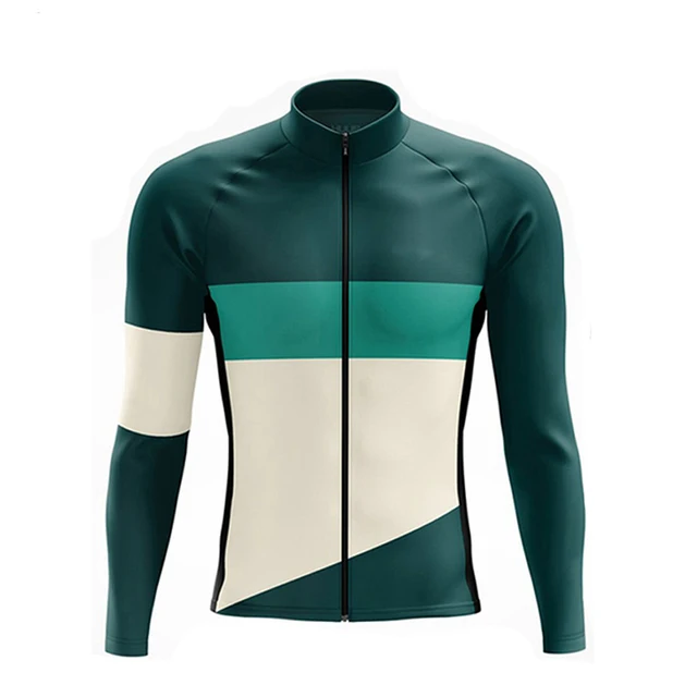 New Cycling Jersey Long Sleeve MTB Bicycle Clothing Men Bike Sportswear Sport Clothes Shirt Spring / Autumn Outdoor Team Top 5
