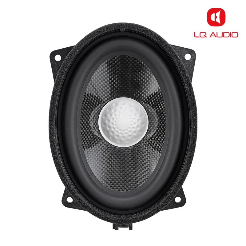Audio Speakers Kit for BMW F10 F30 G20 G30 Carbon Cone Diaphragm Midrange Speaker Silk Dome Tweeter Subwoofer