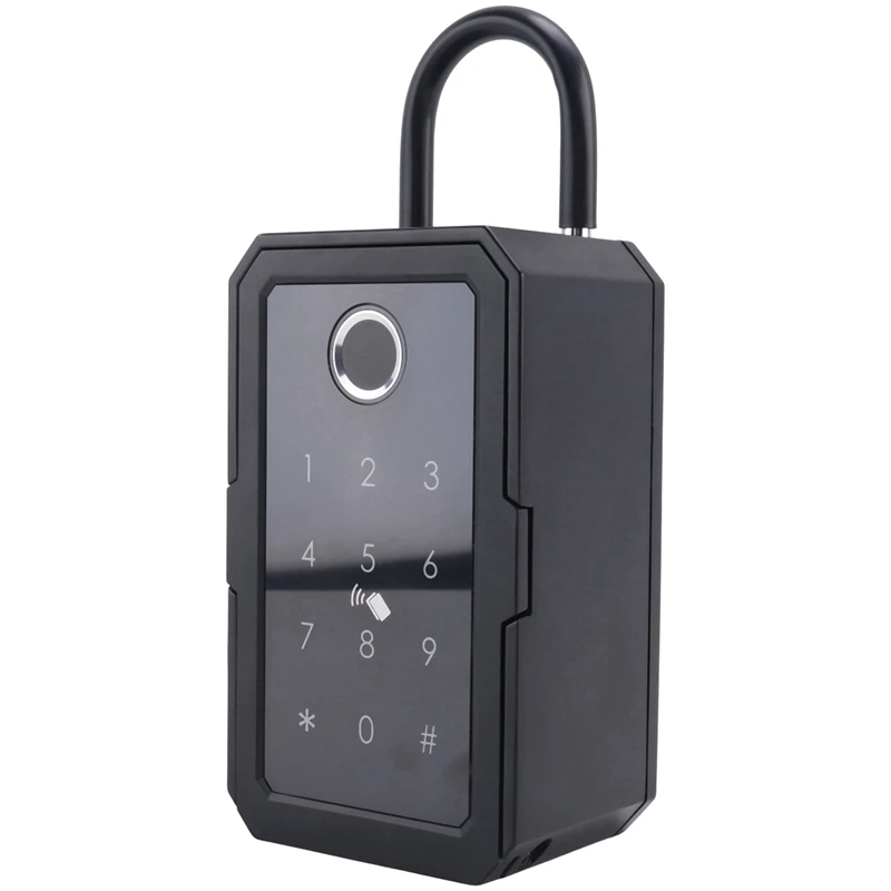 ABRU-2X Smartkey Lock Box, Home Key Wireless Smartlock Box, Electronic Key Box App Digital Code Bluetooth Safe For Host