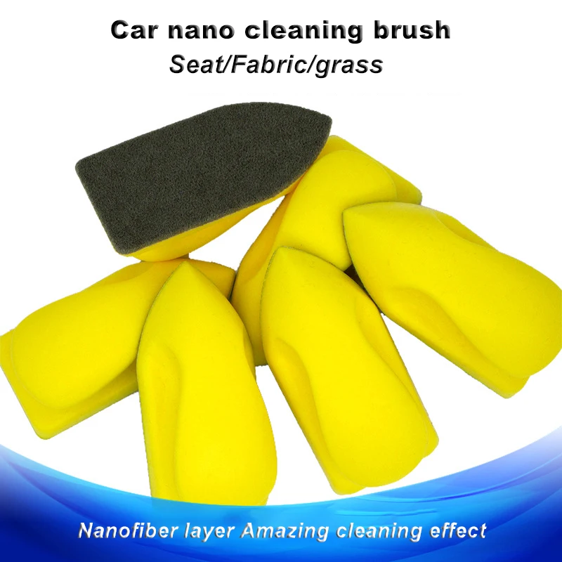 

Multifunctional Nano Sponges Cleaning Brush Car Leather Seat Auto Care Detailing Interior Cleaning Brush Auto Washing Tools Part