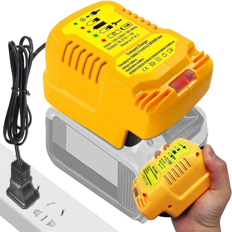 Compact and Lightweight Portable Mini Charger for Lithium-Ion Batteries