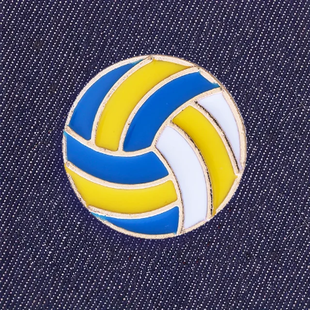 Pelota de voleibol azul y amarilla Gratis Dibujos Animados Imágene